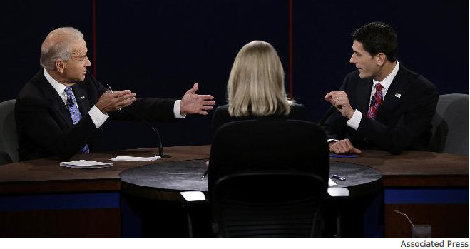 Just body language: Paul Ryan kicks Biden’s butt