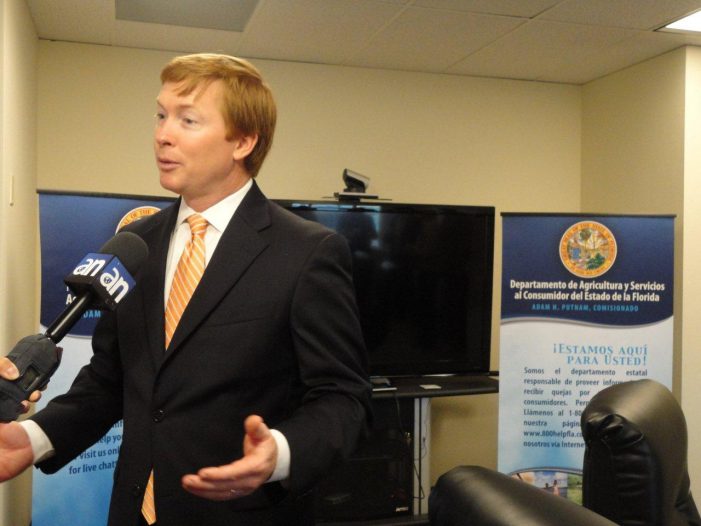 Future Florida Gov Adam Putnam gets little local love