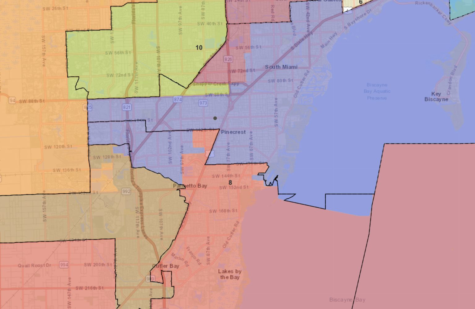 Miami-Dade Commission Approved Changes To Barely New District Lines ...