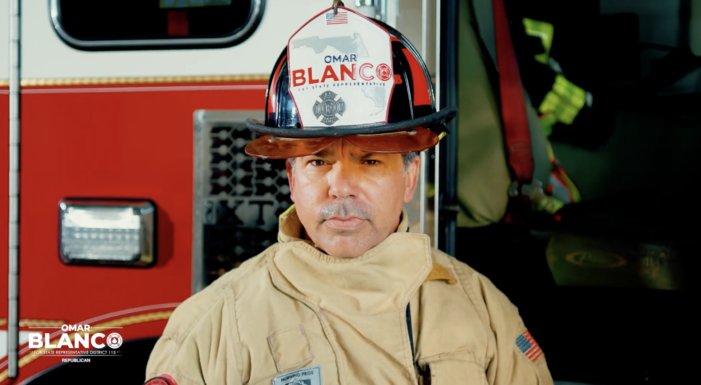 State House 115 candidate, firefighter Omar Blanco drops first video ad