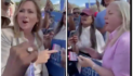 Alina Garcia joins ‘angry mob’ to heckle Democrat candidate at early voting