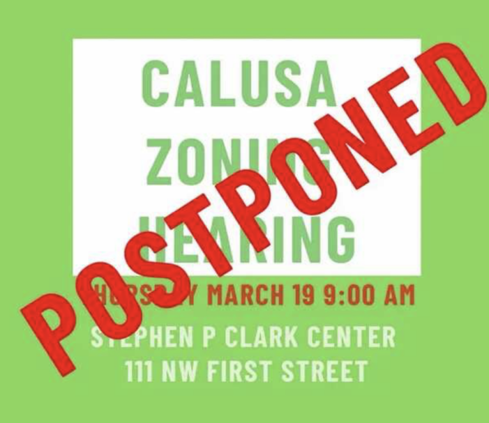 Calusa gets another reprieve — because the two sides are actually talking