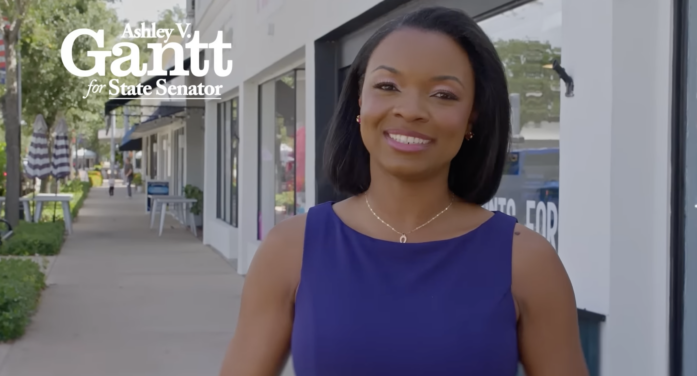 Ashley Gantt drops second ad in state senate race — against Ron DeSantis?