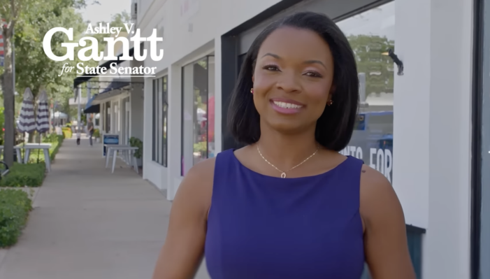 Ashley Gantt drops second ad in state senate race — against Ron DeSantis?