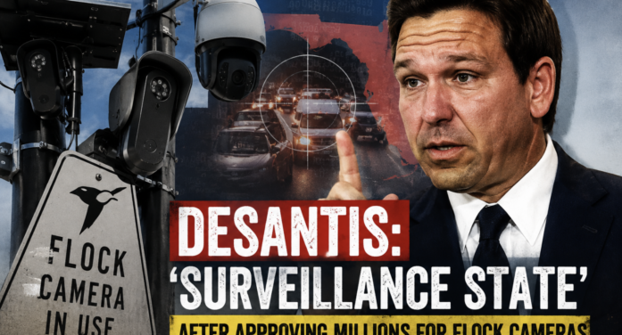 Flock off cameras! Gov. Ron DeSantis suddenly fears a ‘surveillance state’