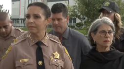 Sheriff Rosie muscles Mayor Daniella out of the way at MIA crash presser